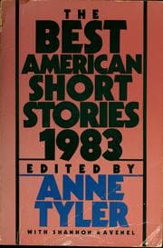 Cover of The Best American Short Stories 1983