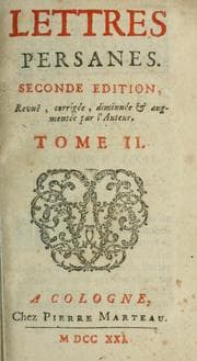 Cover of Lettres persanes