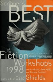 Cover of Scribner's best of the fiction workshops, 1998