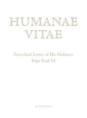 Cover of Humanae vitae