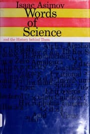 Cover of Words of science, and the history behind them