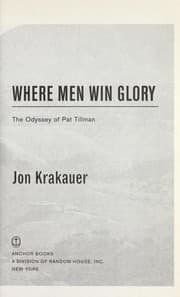 Cover of Where Men Win Glory