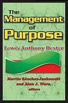 Cover of The management of purpose