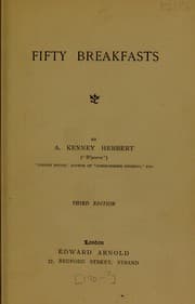 Cover of Fifty breakfasts
