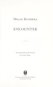 Cover of Une rencontre
