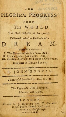 Cover of Pilgrim's Progress