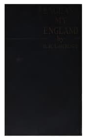Cover of England, my England