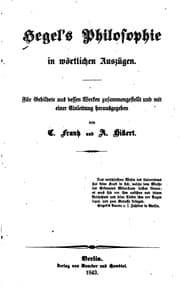 Cover of The philosophy of Hegel