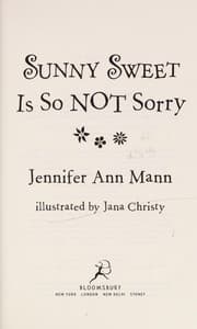 Cover of Sunny Sweet is so not sorry