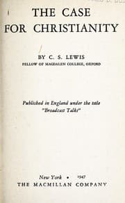 Cover of The case for Christianity