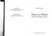 Cover of Hamas in politics