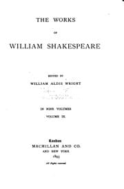 Cover of The Works of William Shakespeare in Nine Volumes. Volume IX (Hamlet / Henry V / King Henry VI / King Lear / Lover's Complaint / Merry Wives of Windsor / Passionate Pilgrim / Pericles / Phoenix and Turtle / Rape of Lucrece / Romeo and Juliet / Sonnets / Venus and Adonis)