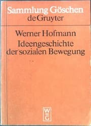 Cover of Ideengeschichte der sozialen Bewegung des 19. und 20. Jahrhunderts