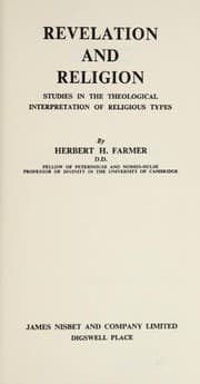 Cover of Revelation and religion