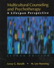 Cover of Multicultural counseling and psychotherapy
