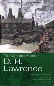 Cover of The complete poems of D.H. Lawrence