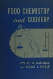 Cover of Food chemistry and cookery