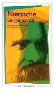 Cover of Le gai savoir