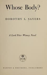 Cover of Whose Body?