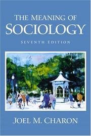 Cover of The Meaning of Sociology
