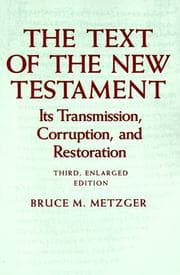 Cover of The text of the New Testament