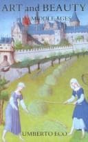 Cover of Art et beauté dans l'esthétique médiévale