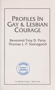 Cover of Profiles in gay & lesbian courage