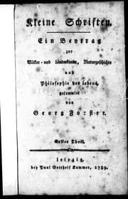 Cover of Kleine Schriften