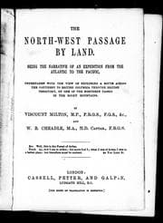 Cover of The North-west passage by land