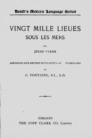 Cover of Vingt mille lieues sous les mers