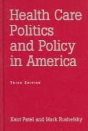 Cover of Health care politics and policy in America