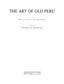 Cover of Kunstgeschichte des alten Peru