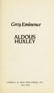 Cover of Grey eminence