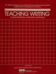 Cover of Teaching writing