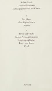 Cover of Der Mann ohne Eigenschaften
