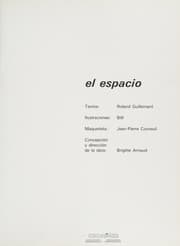Cover of El espacio