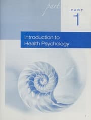 Cover of Health psychology