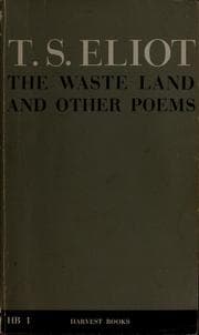 Cover of The Waste Land