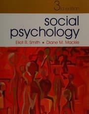 Cover of Social psychology
