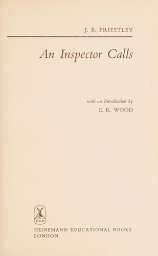 Cover of An Inspector Calls