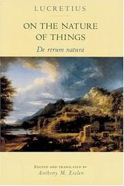 Cover of De rerum natura